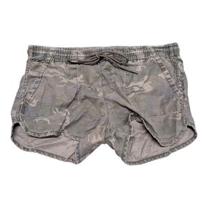 Level 99 Linen Blend Desert Camo Women's Shorts Small